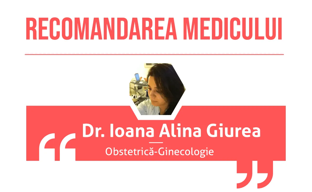 Recomandarea medicului Ioana Alina Giurea