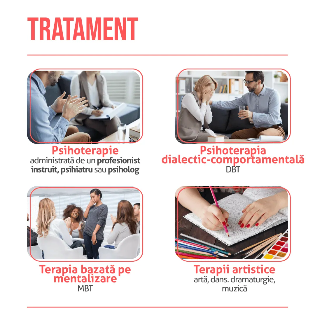 Tratamentul pentru tulburarea de personalitate borderline