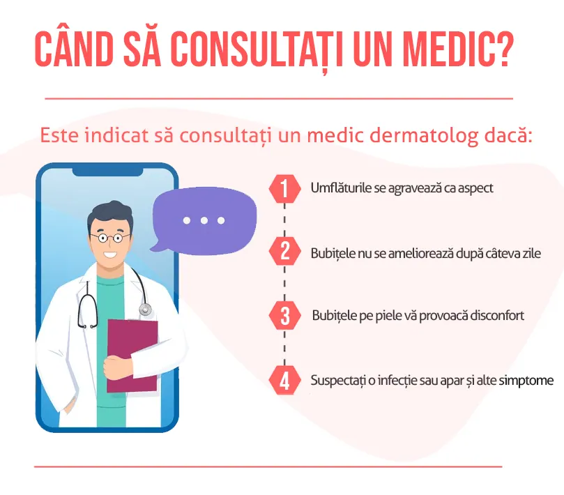 Când să consultați un medic? : Bubite pe corp